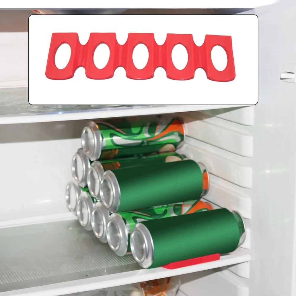 Wine Beer Fridge Cabinet - Lata de nevera de silicona roja,