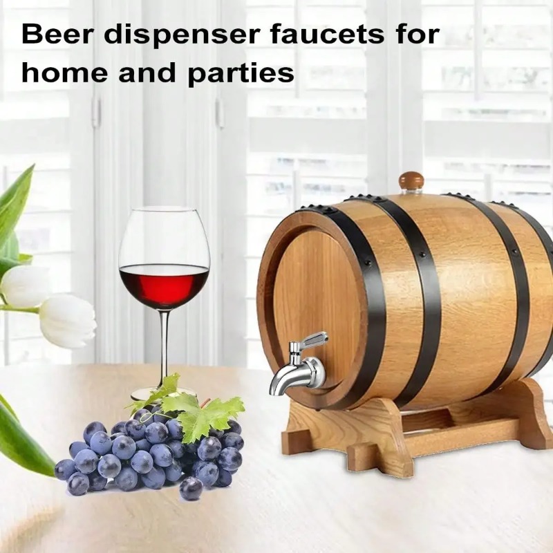 Wine Beer Juice - Grifo de Repuesto de Acero Inoxidable