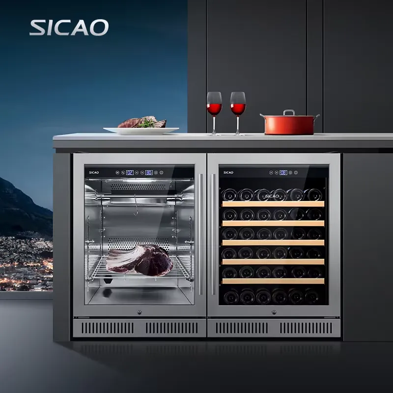 Wine Beer Fridge Cabinet - Refrigerador bajo encimera para envejecimiento en