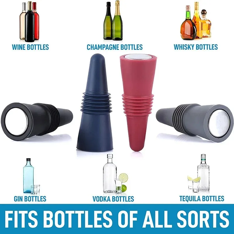 Juego de tapones para botellas - Taste Wine Beer Kitchen reseña y precio