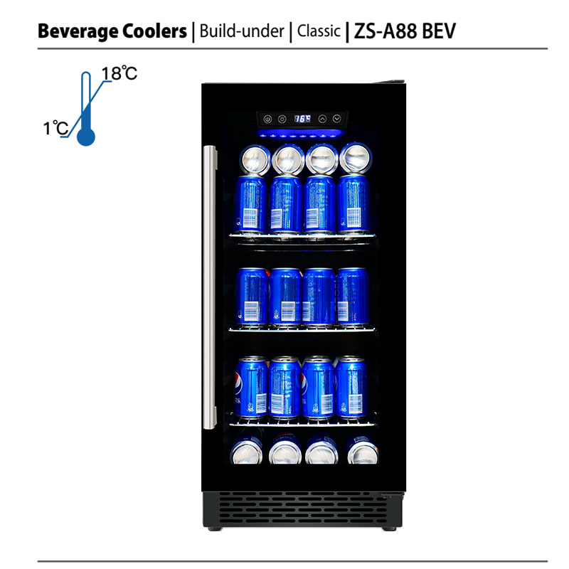 Refrigerador de bebidas pequeñ - Wine Beer Fridge Cabinet reseña y precio