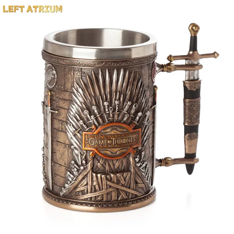 Taza Vikinga Vintage de Acero  - Wine Beer Whiskey Song reseña y precio