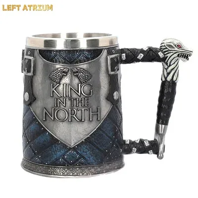 Taza Vikinga Vintage de Acero  - Wine Beer Whiskey Song reseña y precio