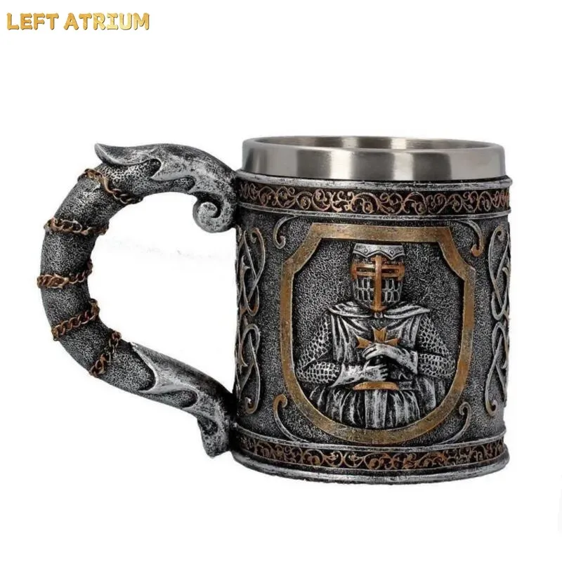 Taza Vikinga Vintage de Acero  - Wine Beer Whiskey Song reseña y precio