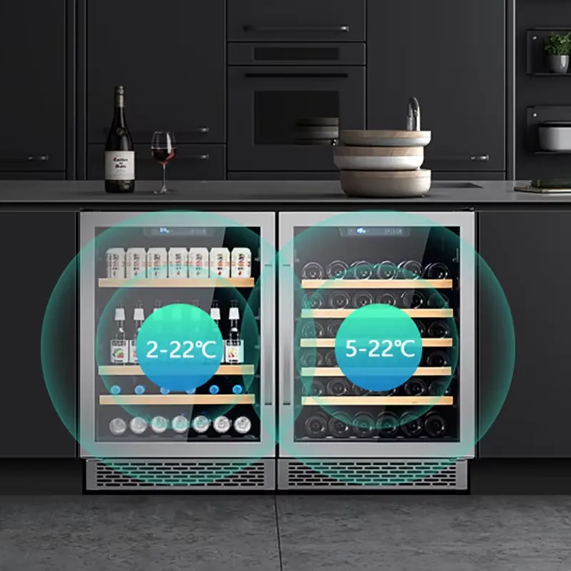 Nevera para Vinos de 48 Botell - Wine Beer Fridge Cabinet reseña y precio