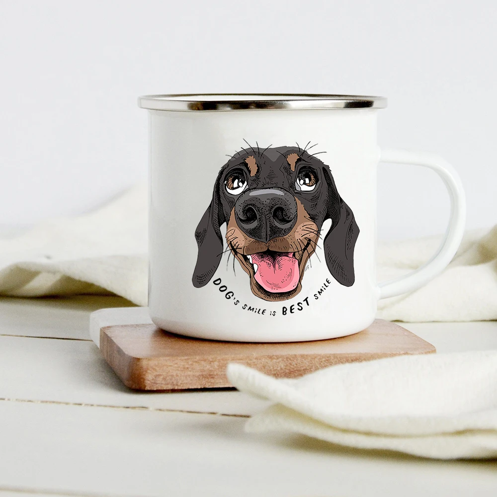 Taza esmaltada creativa con es - Wine Beer Juice reseña y precio