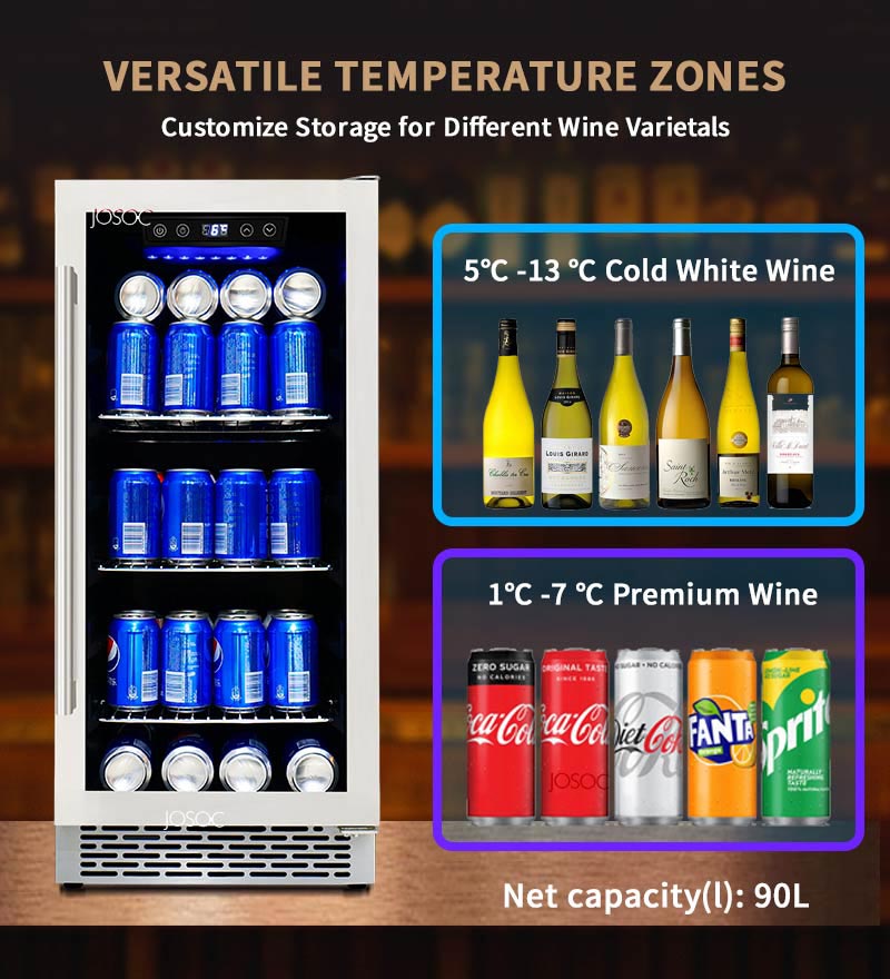 Refrigerador de bebidas pequeñ - Wine Beer Fridge Cabinet reseña y precio